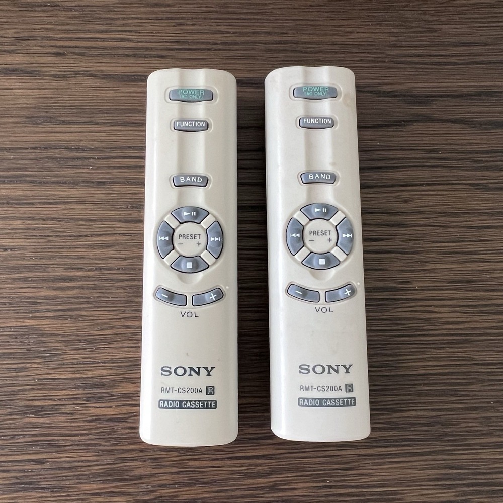 Lot of 2 OEM SONY RMT-CE95A‎ RADIO CASSETTE AUDIO CFDE95 CFDE90 Remote Control